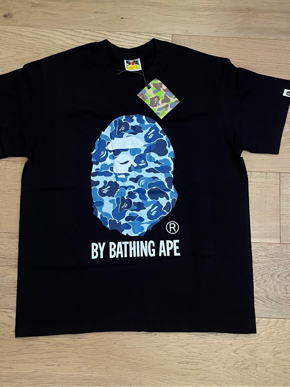A Bathing Ape Blue Camo Tee